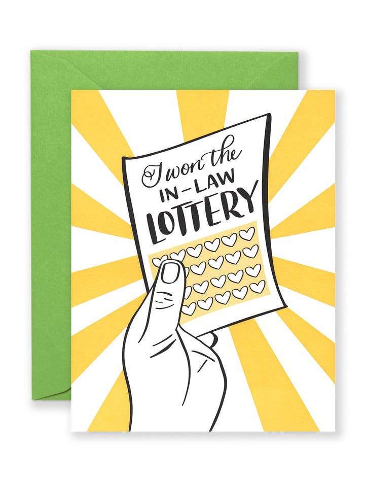 I praksis Lotteri lykønskningskort for engroshandel hos Lionheart Prints