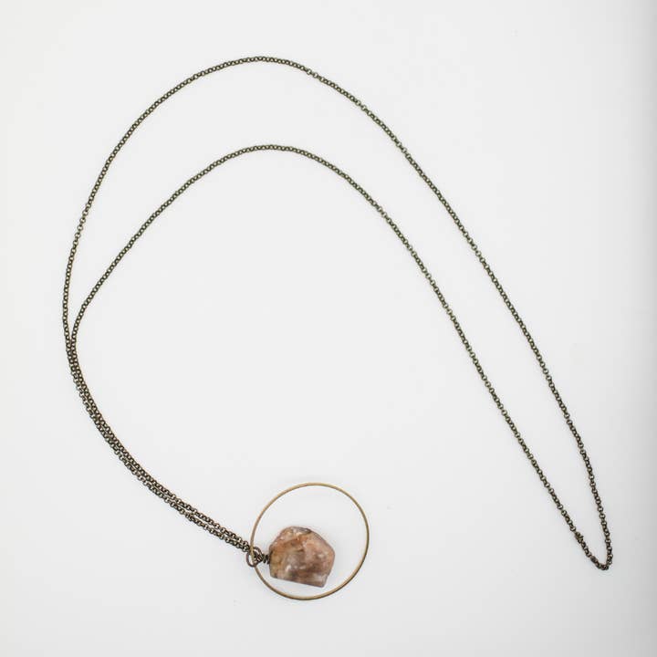 Seeds - Wholesale Pendant/Charm Necklace - Medina Seeds Pack | Rough Cut Semi-Precious Stones Brass4