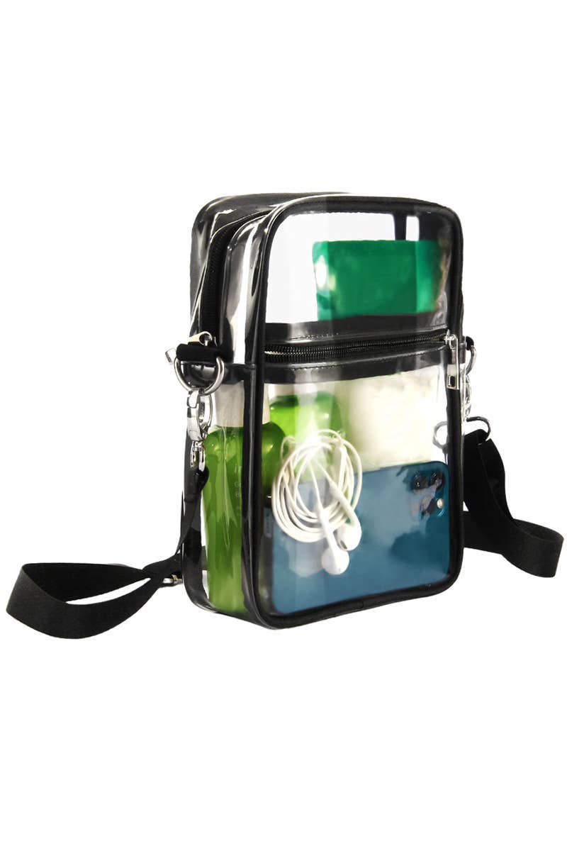 Large Transparent Clear Durable Pvc Messenger Bag for wholesale on Faire1