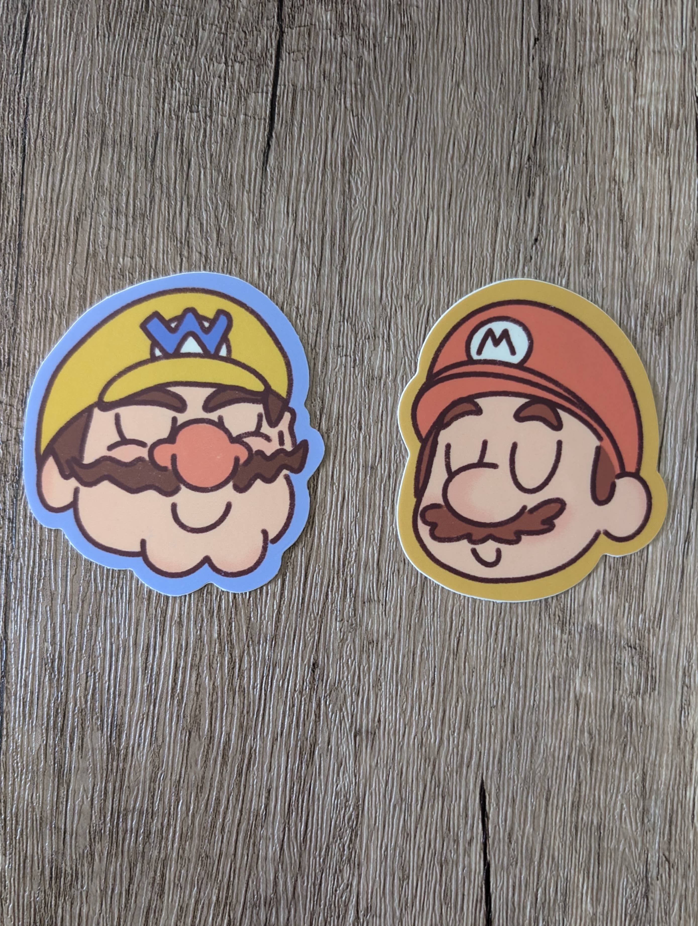 Sadsquatch – Großhandel Aufkleber – Netter Super Mario Friends Luigi Peach Wario Vinyl-Aufkleber5