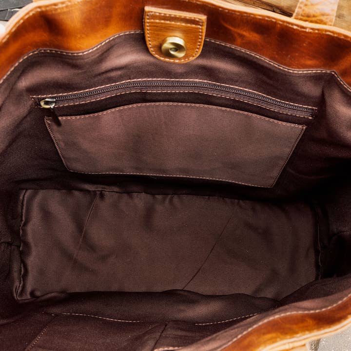 Steel & Clover - Wholesale Tote Bag - Women's - Grande Prairie Leather Market Bag10