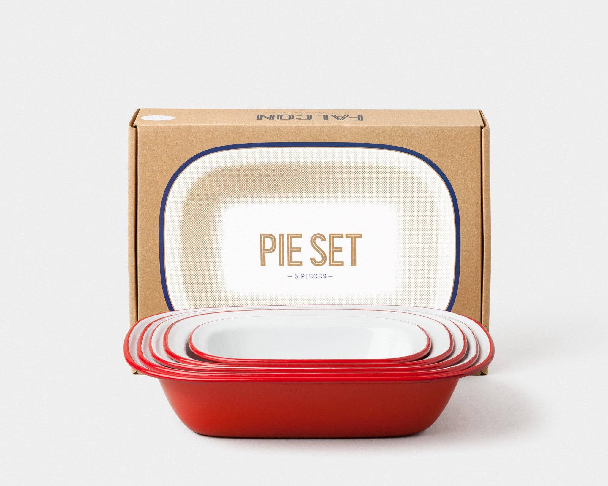 Falcon Enamalware – wholesale Baking dish – Pie Set1