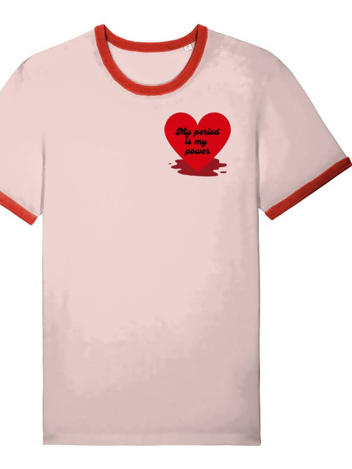 Maglietta My Period Is My Power | Periodo positivo | Femminismo per la vendita all'ingrosso da parte di DigitalWonderUK