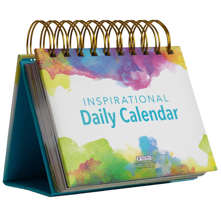 Calendário Flip Diário Perpétuo Motivacional e Inspirador S por atacado de Excello Global Products
