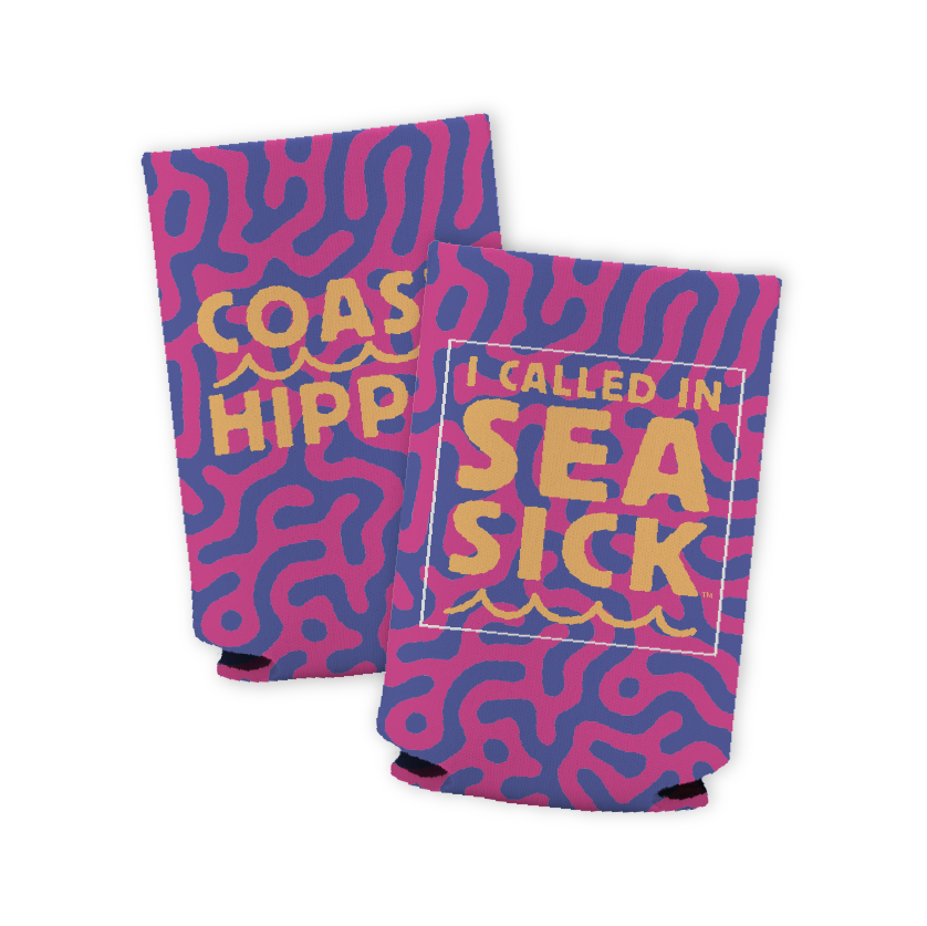 Coast Hippie - Wholesale Drink Huggers & Koozies - Sea Sick Neo Koozie1