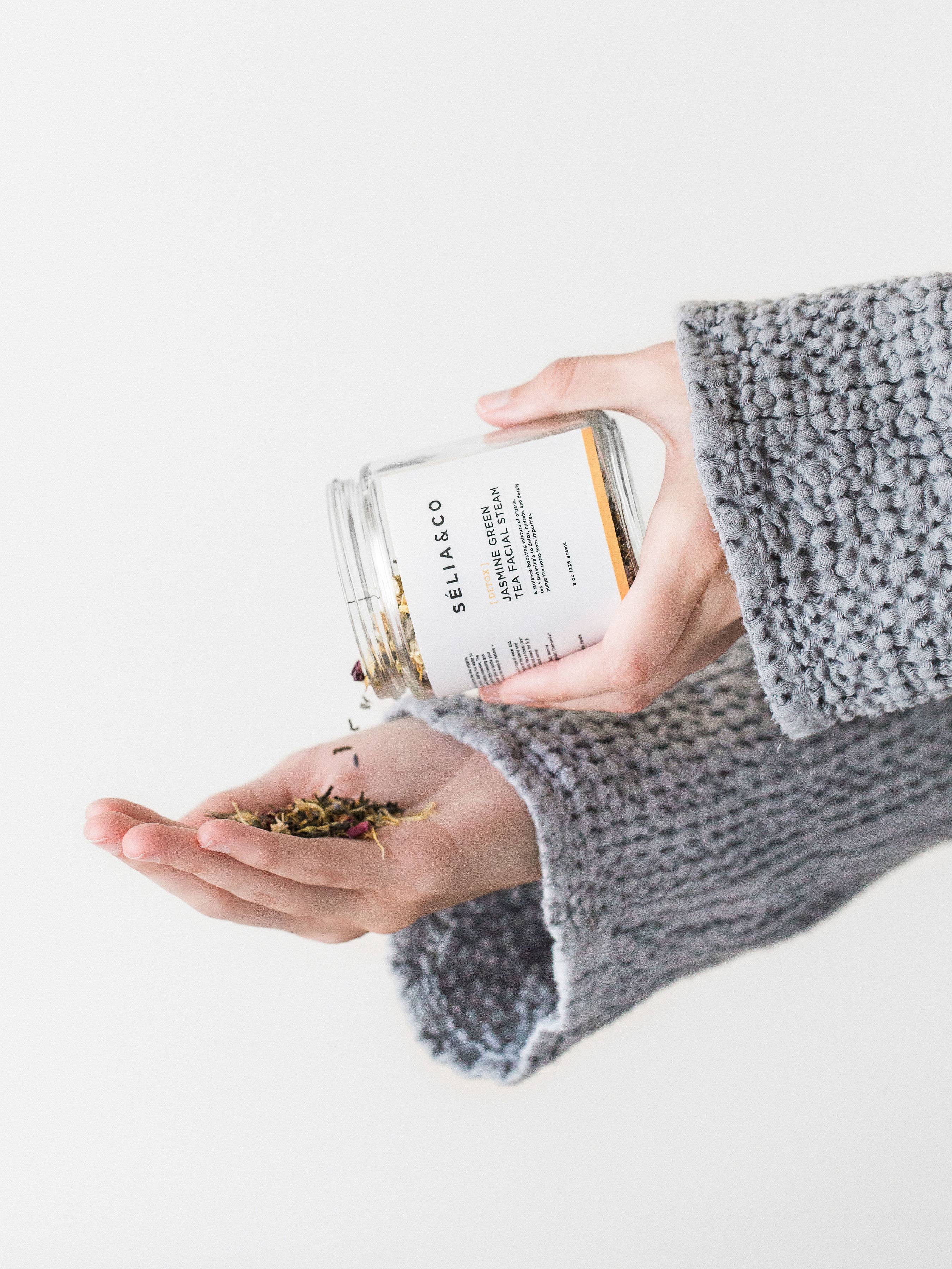 Selia & Co. - Wholesale Facial Steam - (Detox) Jasmine Green Tea Facial Steam