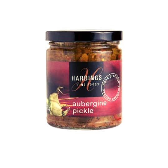 Cornichon aux aubergines biologique Hardings pour la vente par Gourmet World B2B