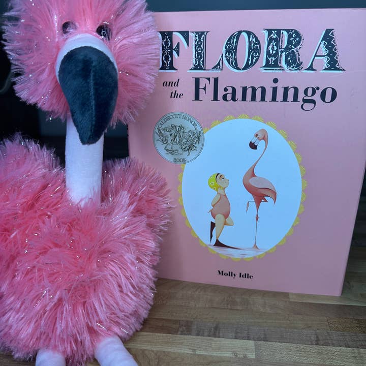 Flora und der Flamingo + Flamingo-Plüsch - Hardcover-Buch für den Großhandel von Scribble & Scroll