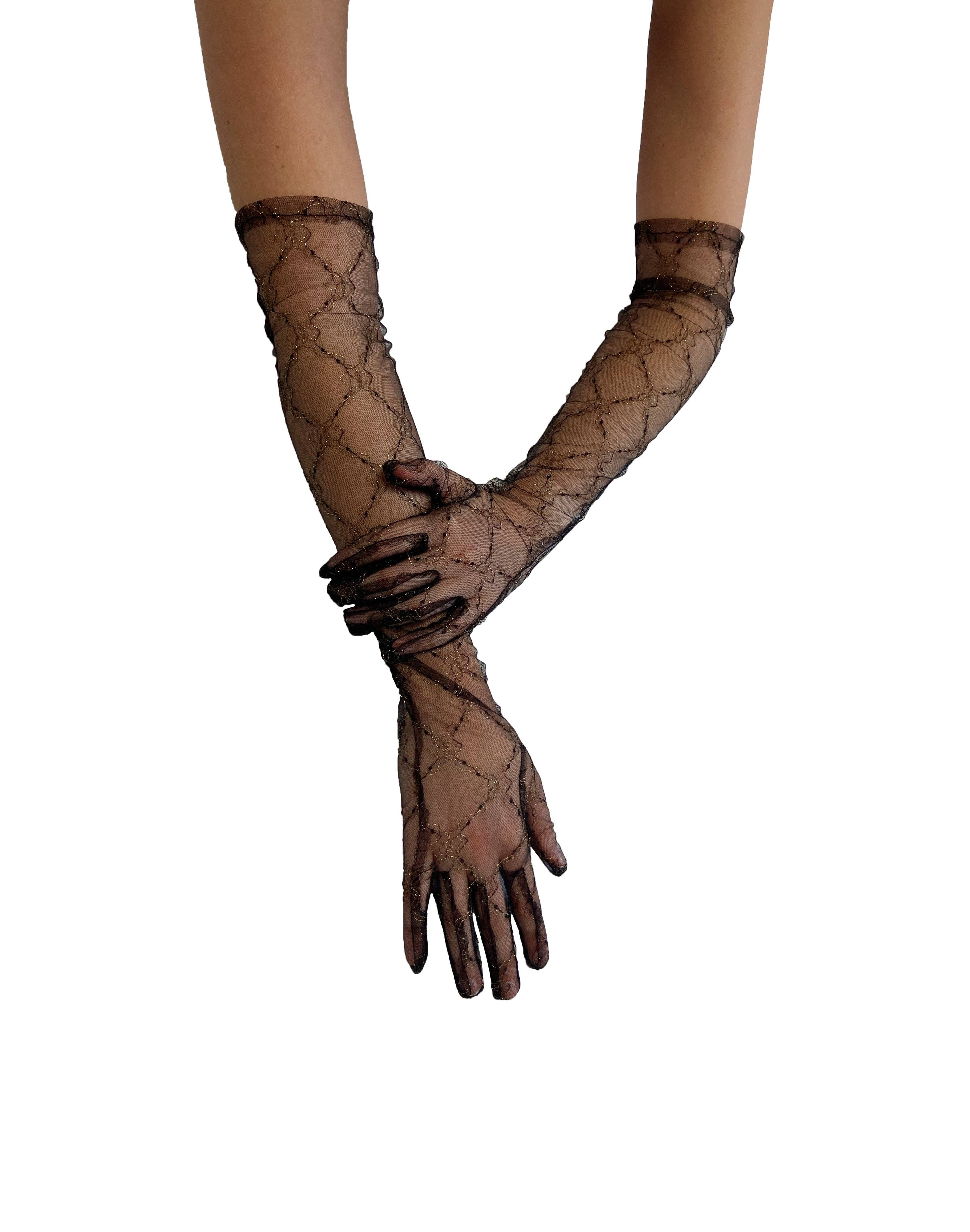 小物 CFCL Fluted Glitter Gloves 71bj+erxipL.jpg