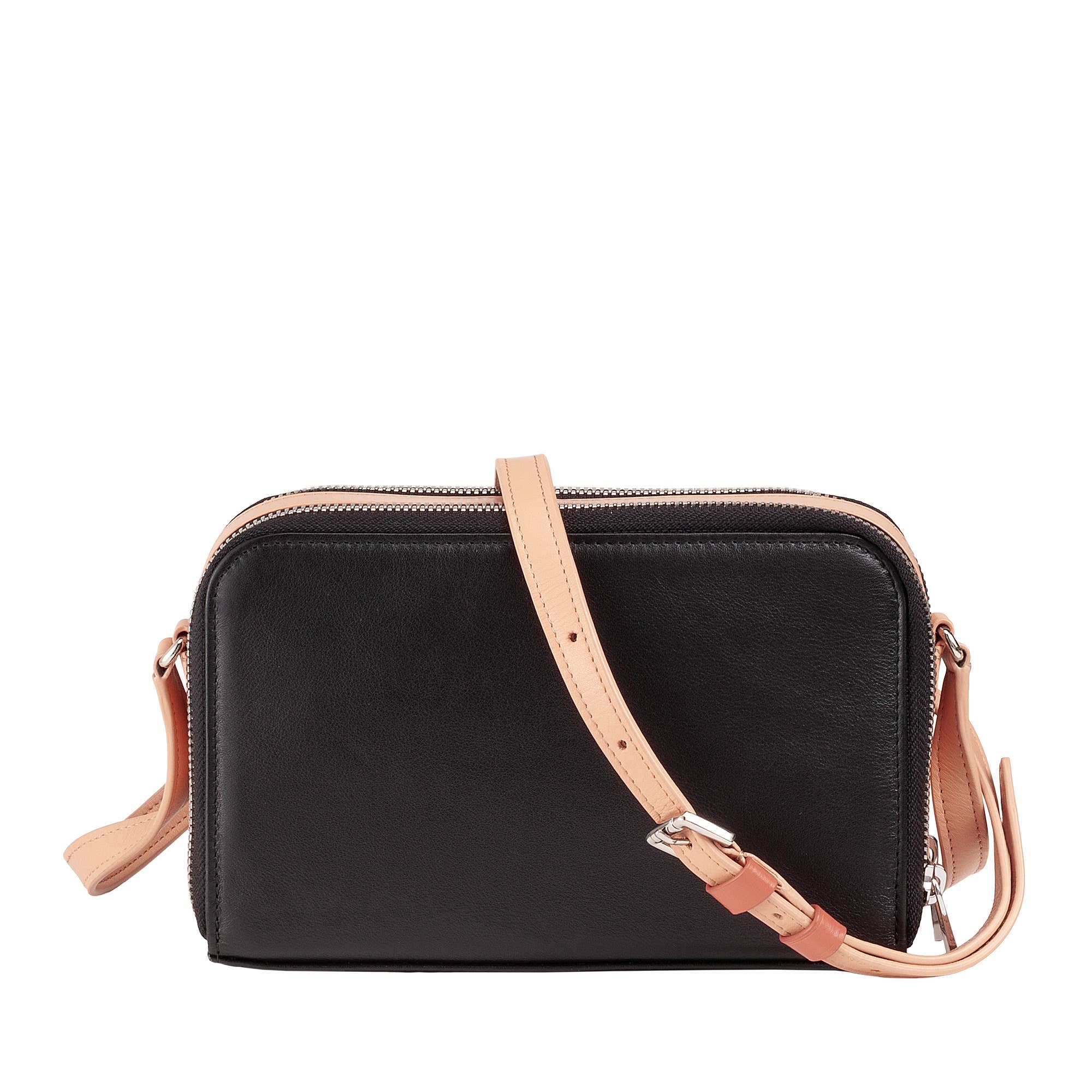 dudu - Wholesale Crossbody Bag - Women's - Dudu Women'S Small Leather Crossbody Bag Black1