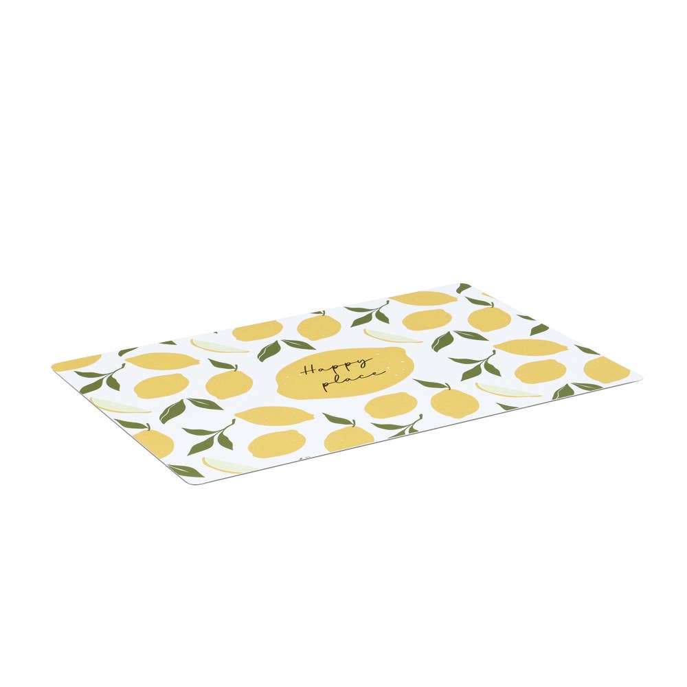 colorful Placemat "Lemons", plastic for wholesale on Faire2