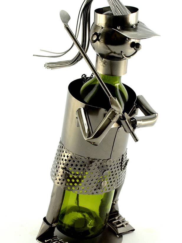 Porte-Bouteille Lady Golfeur pour la vente par Three Star IM/EX Inc.