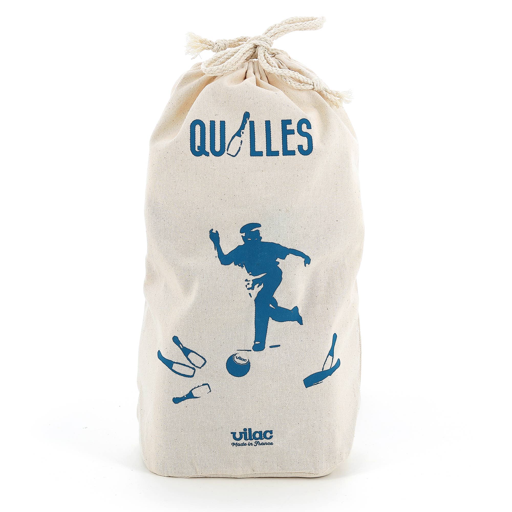 Hippychick - Venta al por mayor Balón/pelota - Niños - Vilac - Juego de bolos premium de madera 6 bolos fabricado en Francia1