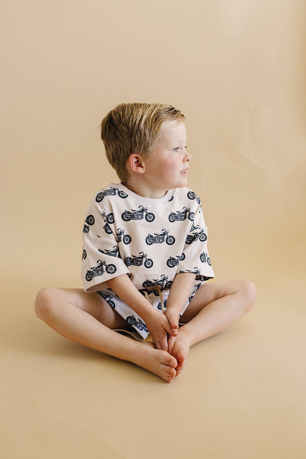 Lucky Panda Kids - Vente Ensemble haut et short – enfant - Ensemble de shorts | Né pour rouler10