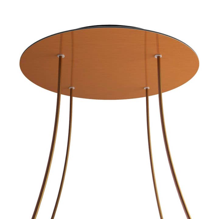 XXL Rose-One rosette, round, diameter 400 mm with 4 holes and 4 holes for wholesale by LIGHTINUP S.R.L.