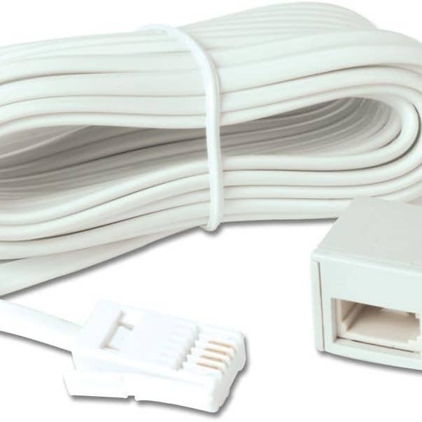 LMT-UK – wholesale Cord – Pifco Home Office BT Telephone Extension Cable 10 Metre - 5024996812268