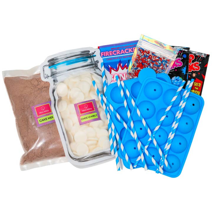 Firecracker Cake Pop Kit for engroshandel hos Mini Mitts Kids Baking Kits