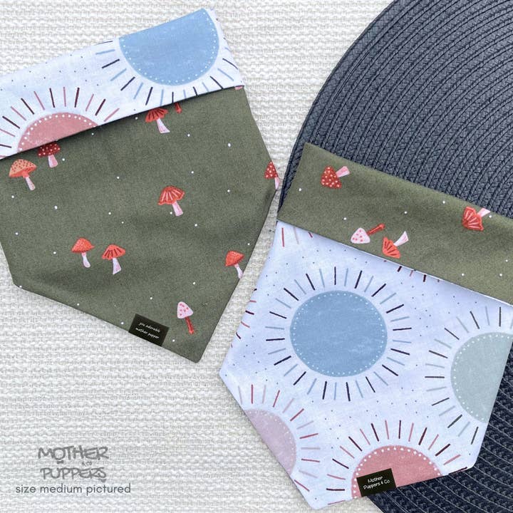 Cottage Bandana for wholesale by Mother Puppers Co.