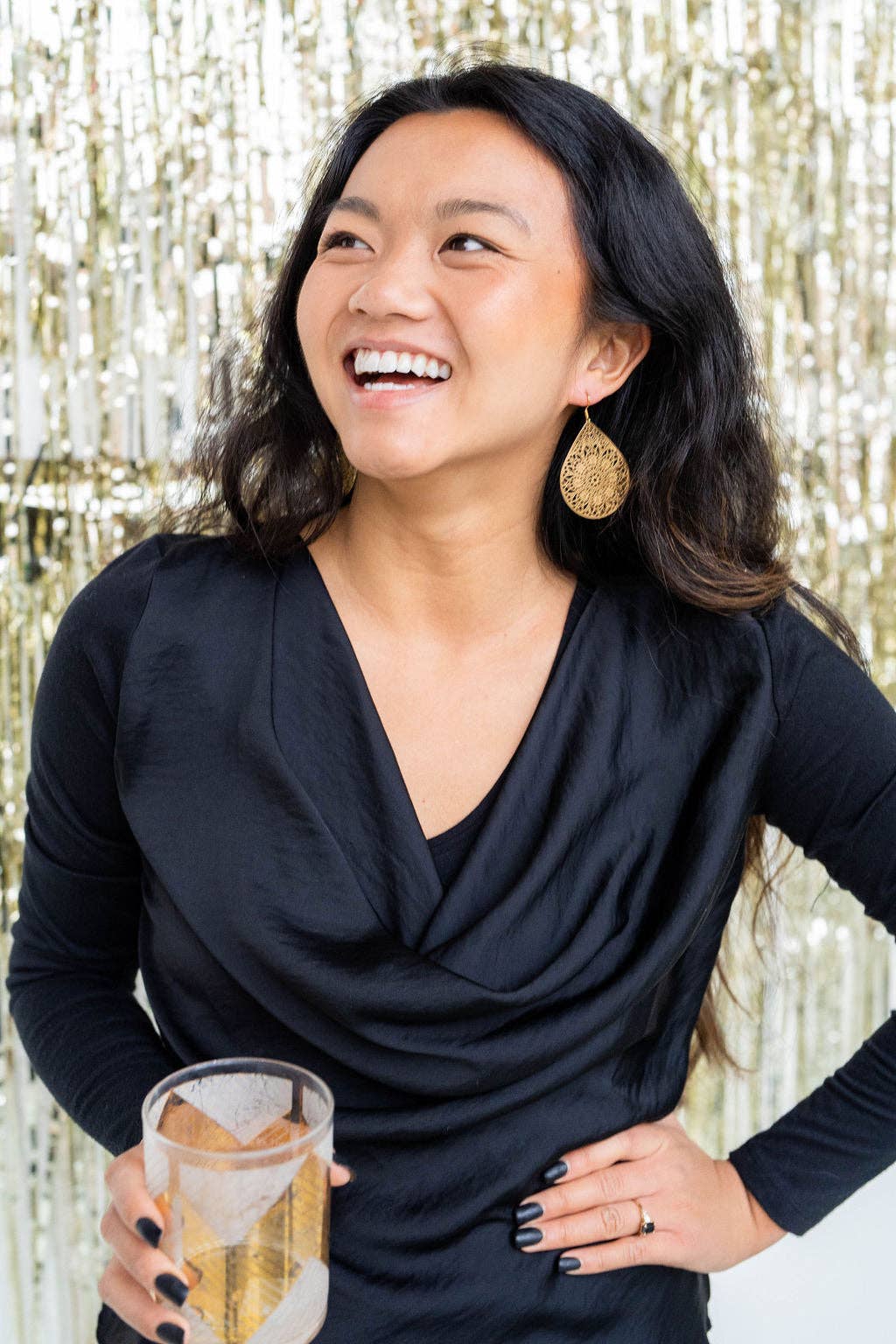 Spiffy & Splendid - Wholesale Hangende/ronde oorbellen - Camilla Hanger Oorbellen // Sieraden, Goud5