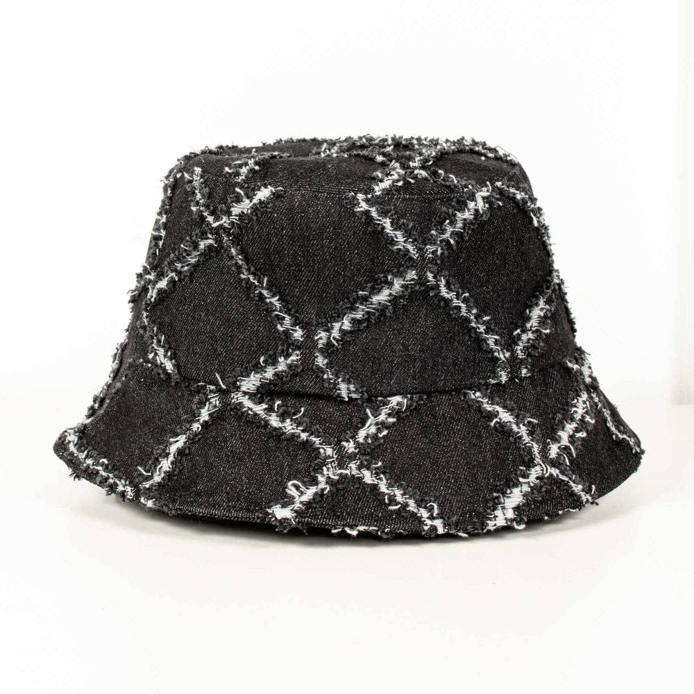 Pretty Simple - Wholesale Bucket Hat - Women's - Diamond Print Bucket Hat Wholesale9