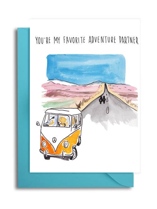 Você é meu cartão de parceiro de aventura favorito por atacado de Slow Poke Press