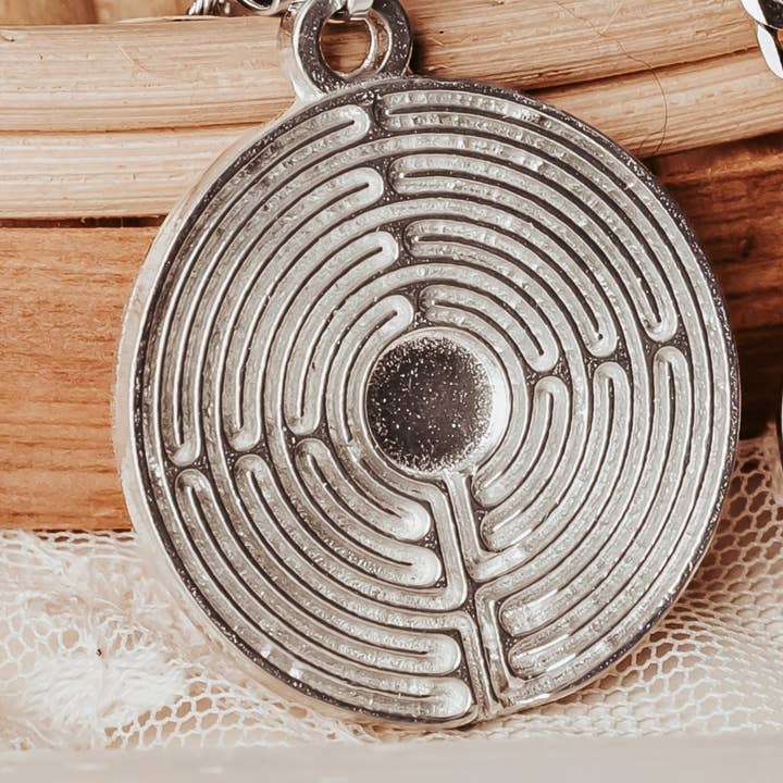 House of Morgan Pewter - Wholesale Keepsake Coin/Token - Handmade Labyrinth Gifts - Religious Prayer and Meditation