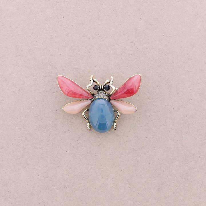 Sonata - Vente Broches - BROCHE INSECTE EN CRISTAL DE RÉSINE2