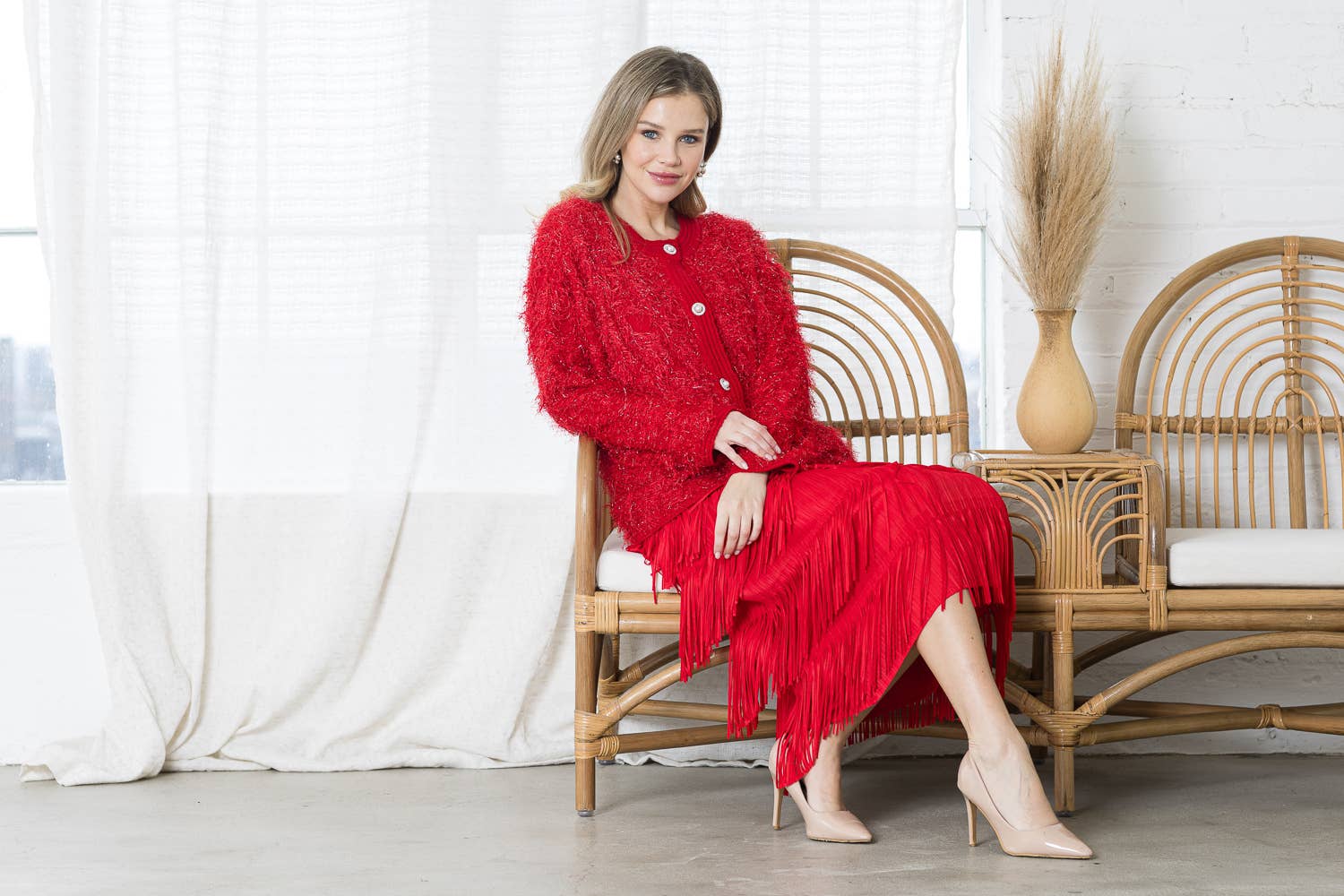 Joh Apparel - Wholesale Skirt - Women's - Jayleen Fringe Skirt15