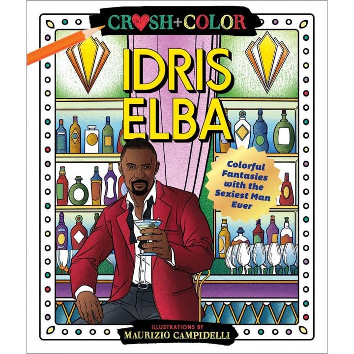 Idris Elba (Crush and Color): The Sexiest Man Ever for wholesale by Microcosm Publishing & Distribution