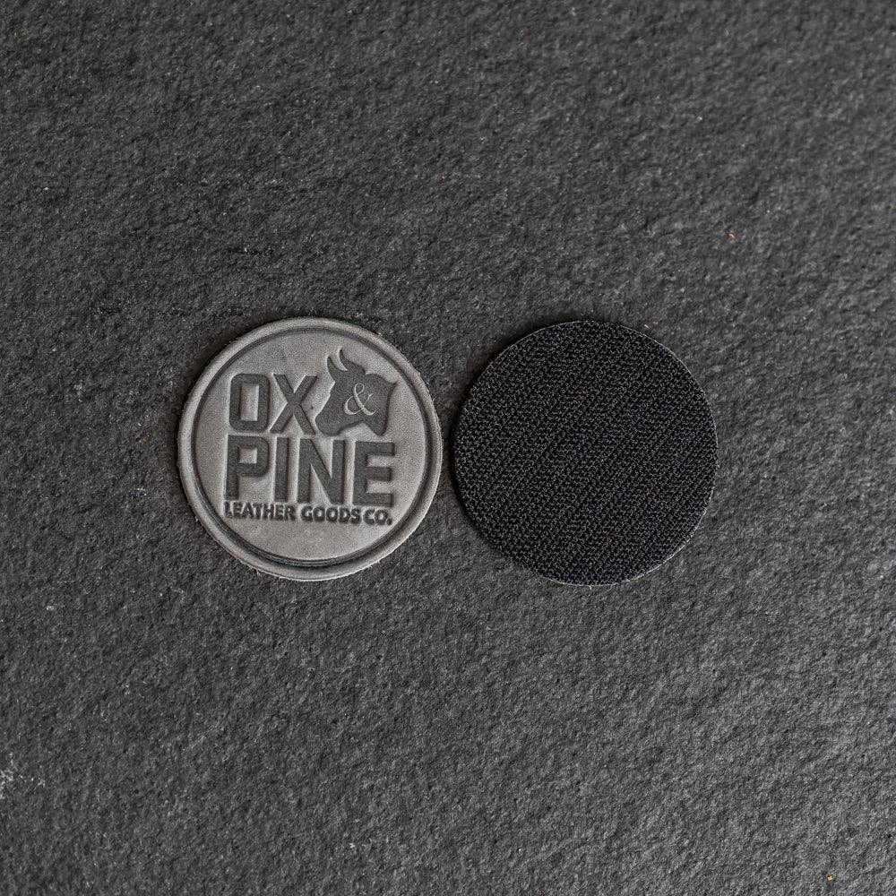 Ox & Pine - Vente Écusson - Patches en cuir circulaires Ox & Pine avec attache auto-agrippante en option6
