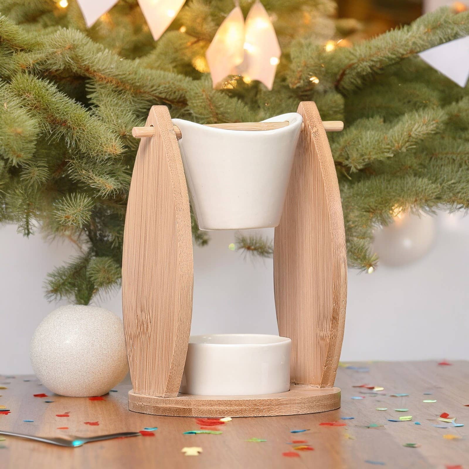 Zen'Arôme - Wholesale Fragrance Warmer - Scented Wax Melter Veil – Bamboo and Ceramic12