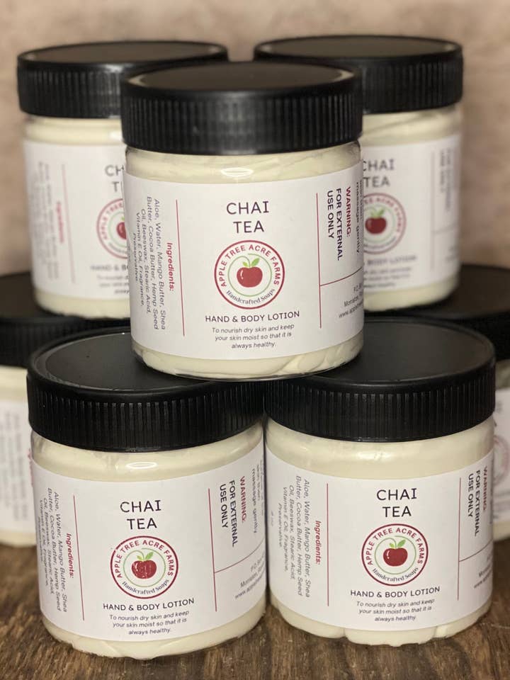 Chai Tea Latte Körperbutter für den Großhandel von Apple Tree Acre Farms