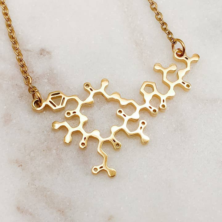 Ad Astra Boutique – Großhandel Kette mit Anhänger/Charm – Oxytocin Molecule Halskette