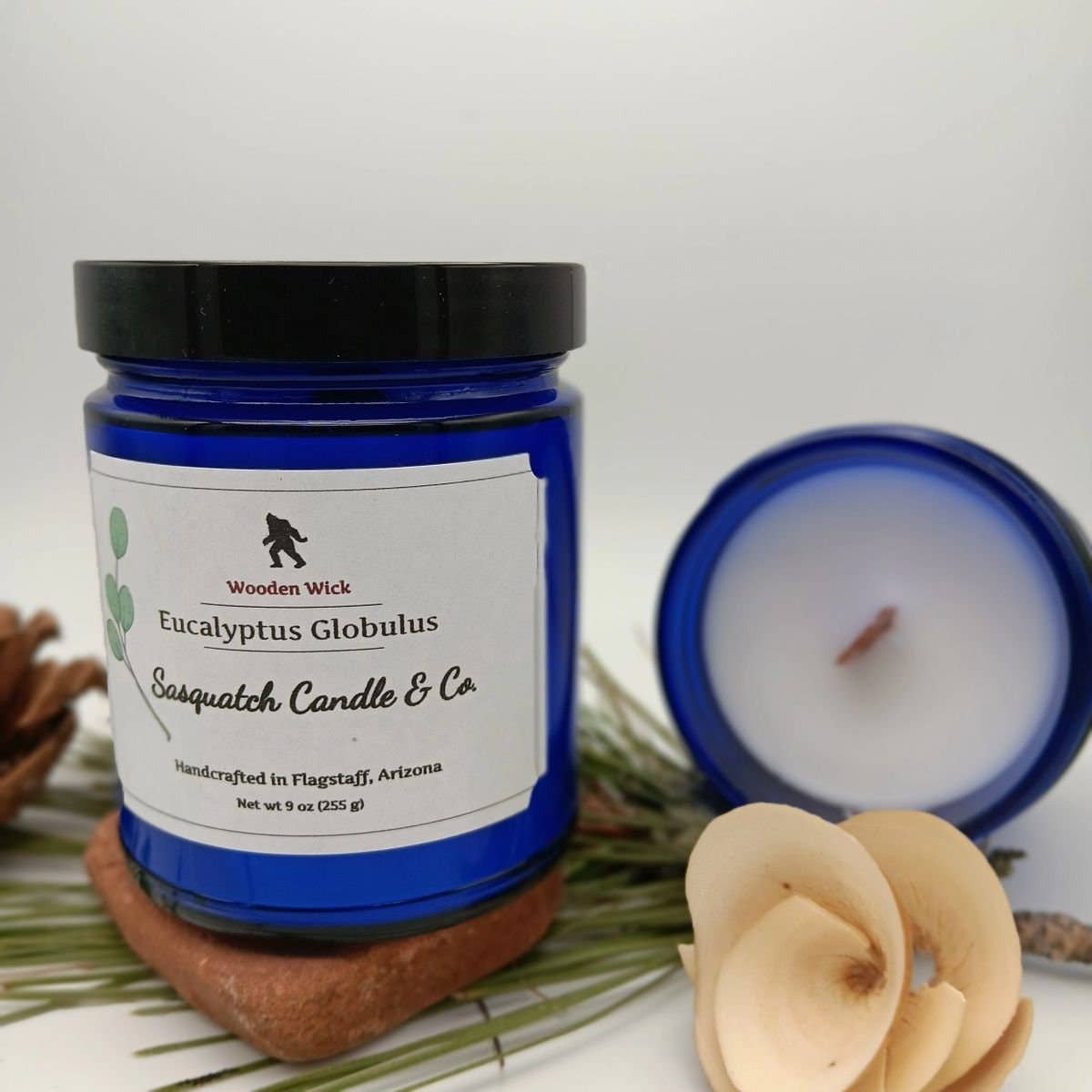 Sasquatch Candle Company - Wholesale Jar/Filled Candle - Eucalyptus Globulus1