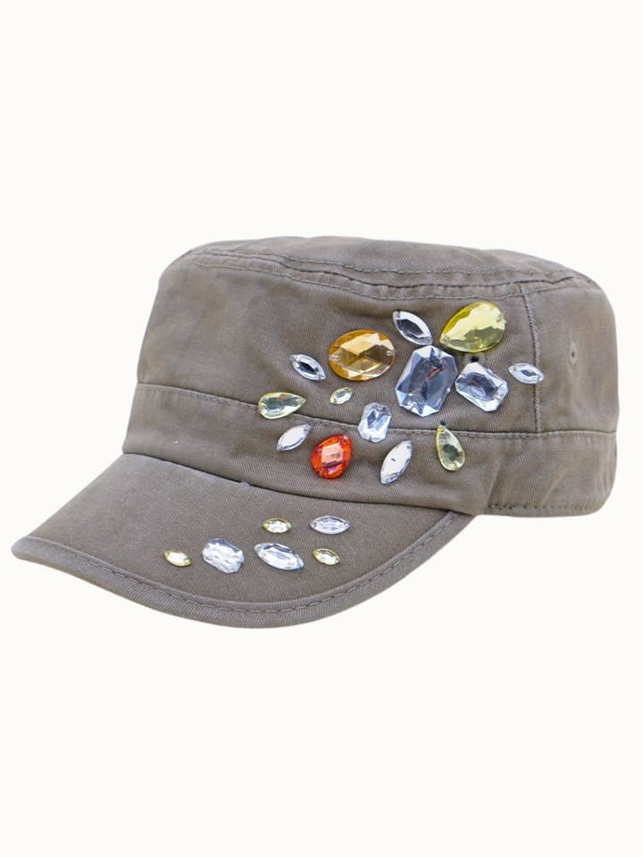 Met juwelen versierde Bling Glitz Cadet, verstelbaar voor wholesale door Olive & Pique