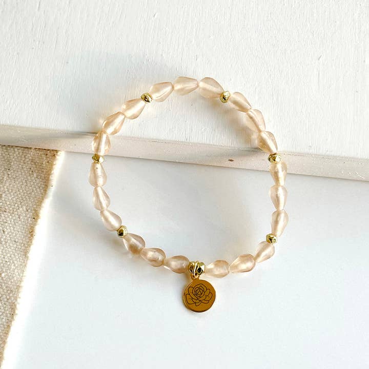 WorldFinds - Wholesale Charm/Dangle Bracelet - June • Birth Flower Bracelet3