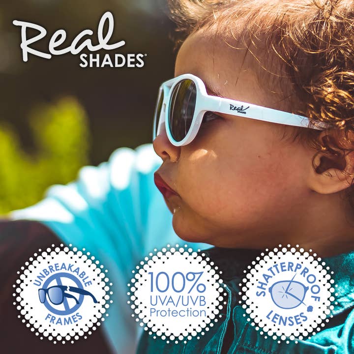 Sky Flexible Frame Sunglasses for Toddlers 2+ for wholesale by Real Shades