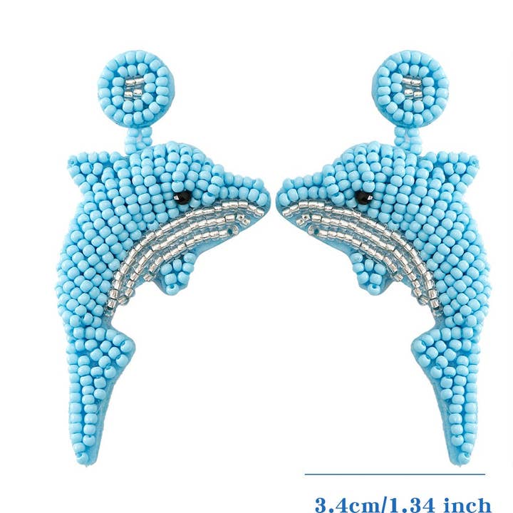 Dangle Earrings-Dolphin for wholesale by Bewaltz