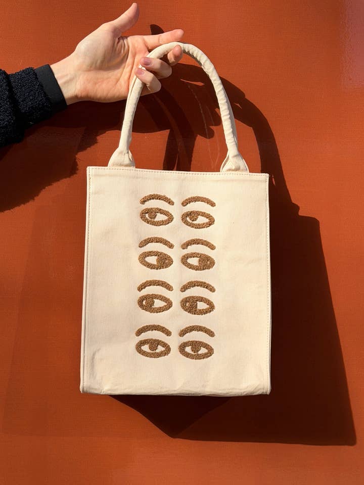 Cotton Canvas Bag in Off-White for wholesale by BUDDY BUDDY