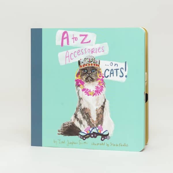 Hairy Berry Books - Wholesale Baby & Toddler Book (0-2) - A to Z Accessories... on Cats! (Board Book)