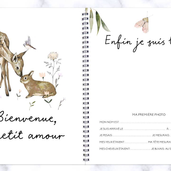 Rainbows&Lollipops Inc - Wholesale Memory Book - Kids & Baby - Journal de Grossesse et Livre de Naissance Unisexe #205