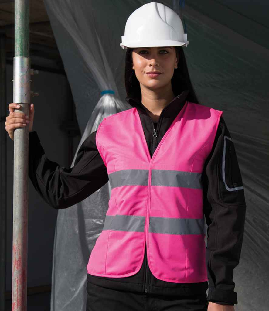 Pierre Francis - Wholesale Outerwear Vest - Women's - Result - Core Ladies Hi-Vis Vest1