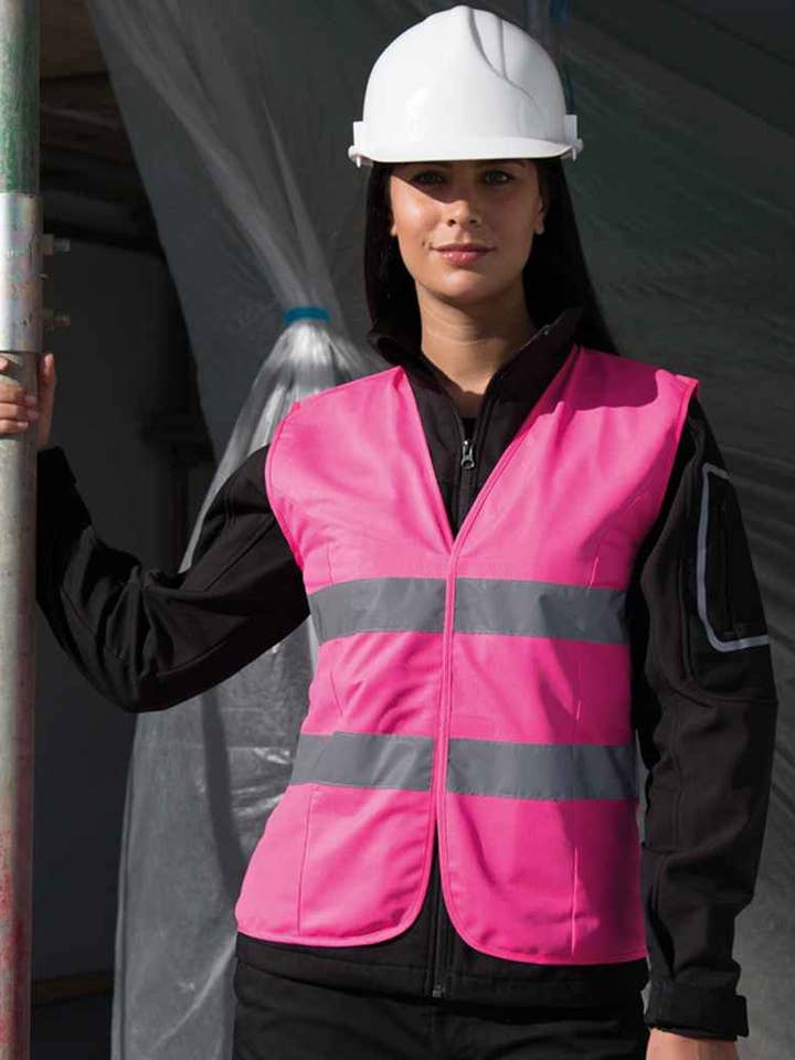 Pierre Francis - Wholesale Outerwear Vest - Women's - Result - Core Ladies Hi-Vis Vest1