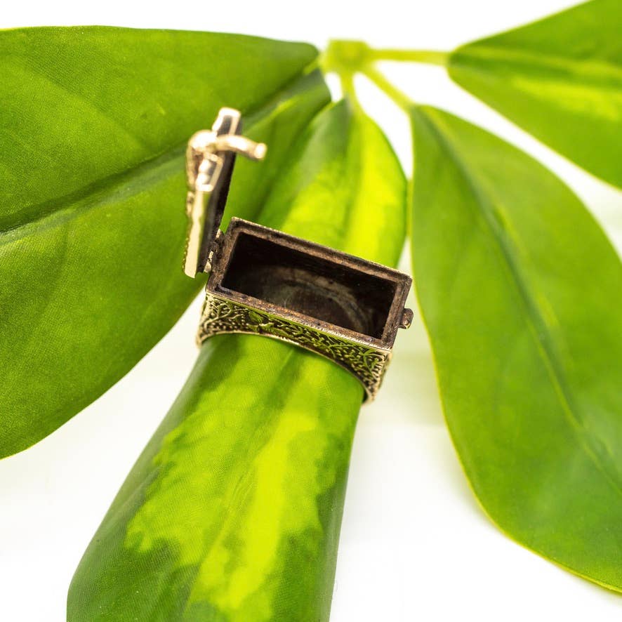 Baizaar - Wholesale Cocktail/Statement Ring - Brass Serpent Poison Ring3