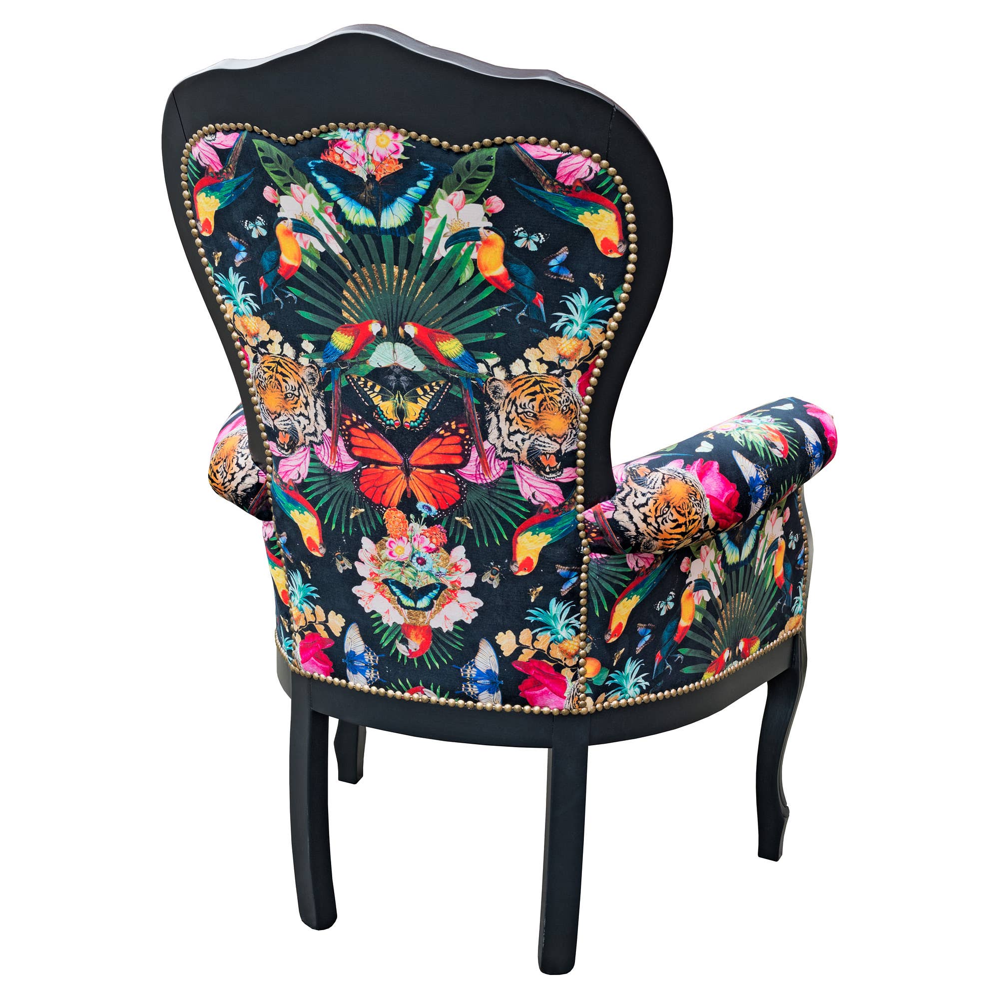 Febland - Wholesale Chair - Michael Crested Chair - Myrtle & Mary Paradise Lost Noir2