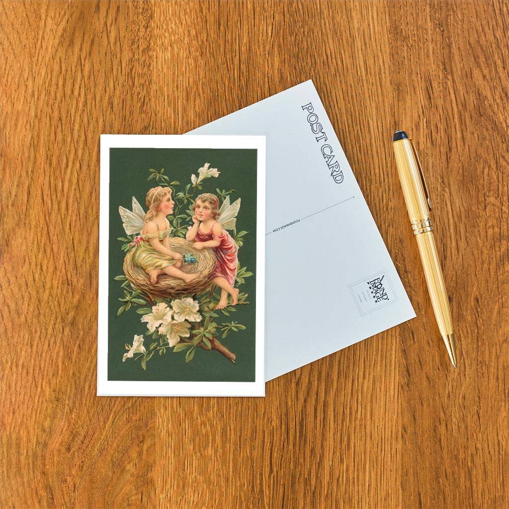 Found Image Press - Vente Cartes postales - Carte postale KF-14 Chérubins dans le nid1