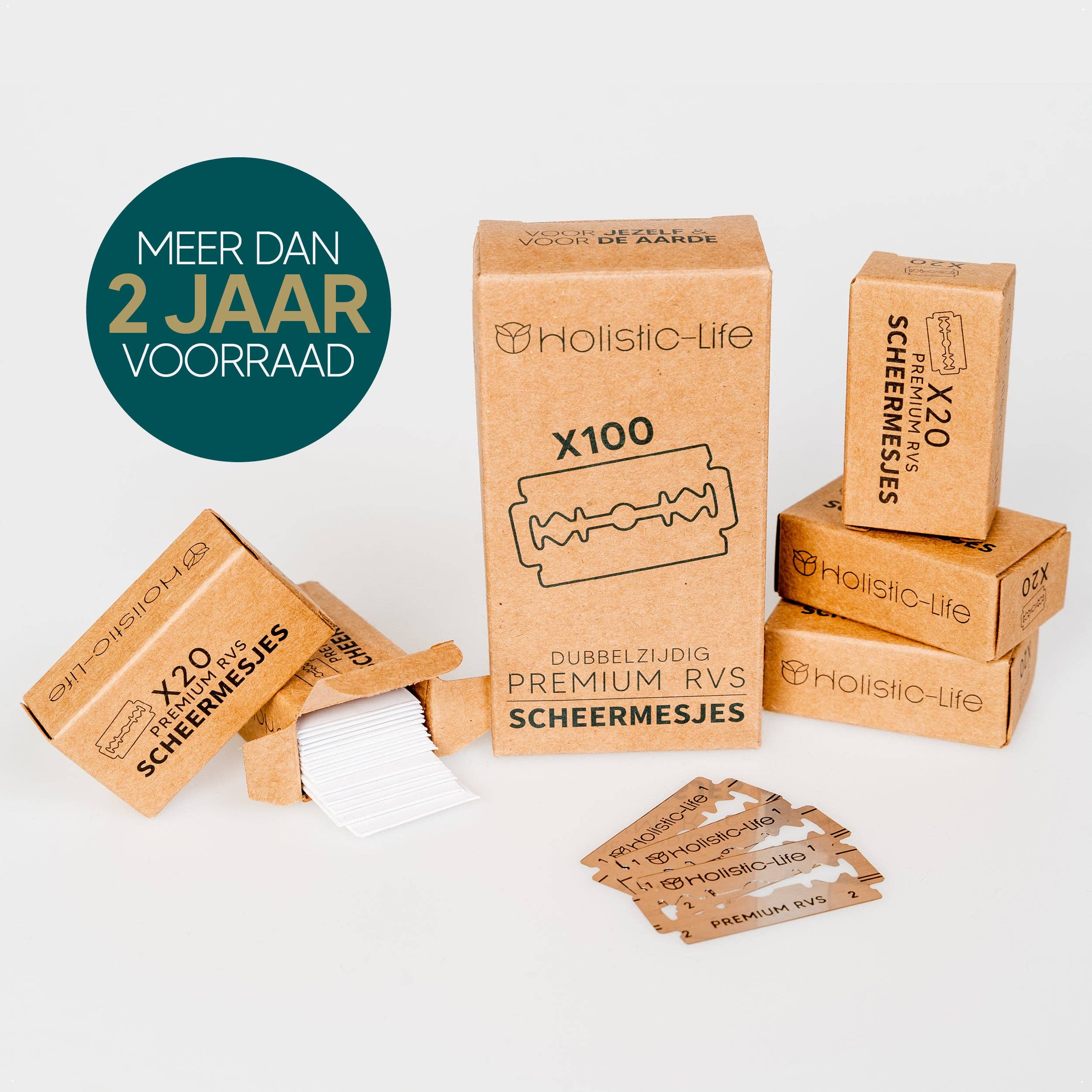 holistic-life - Wholesale Razor - 100 Refill Blades Double Edge – For Safety Razor1