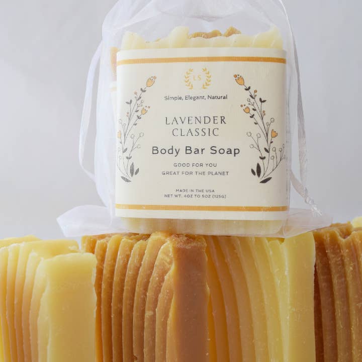 2 Soap Body Bar Gift Set in Organza Bag for wholesale by LusitaniaSoaps