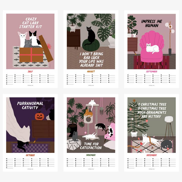 typealive - Wholesale Calendar - Wall calendar/Petisfaction “Cats”4