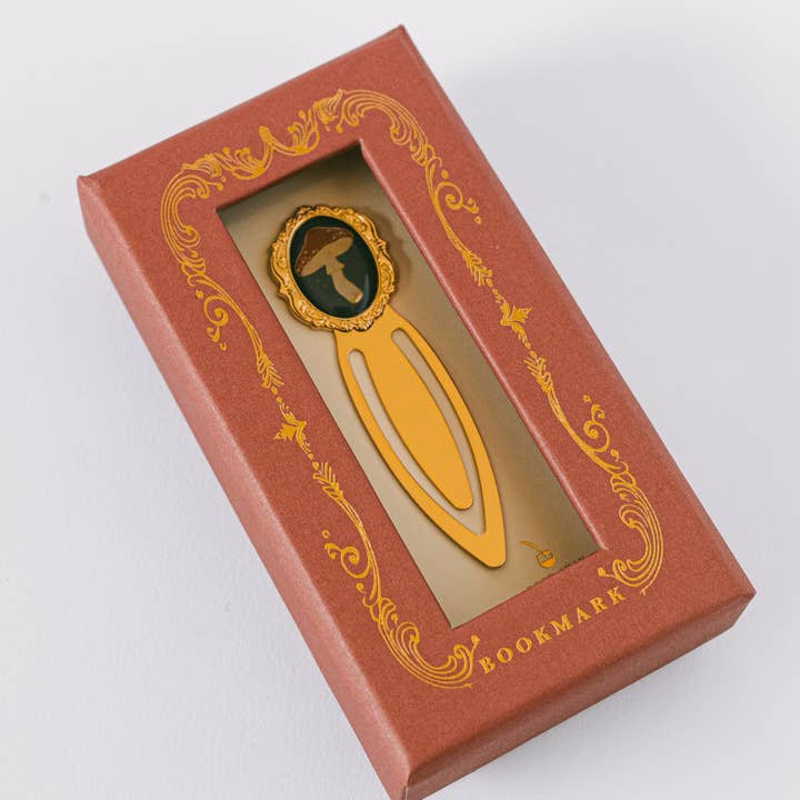 Good Juju Ink - Wholesale Bookmark - Mushroom Metal Clip Bookmark1